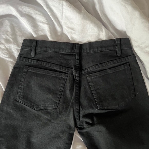 A.P.C. Etroit Court Jean, Low-rise Black Jean - Picture 4 of 5